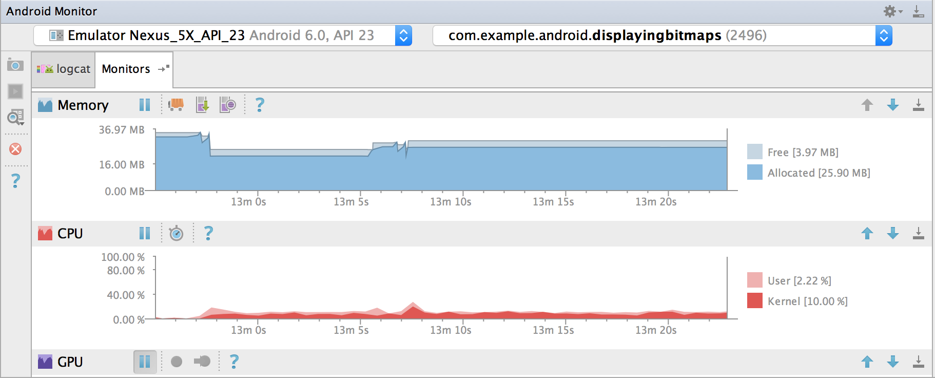 Android Memory Monitor (Google)